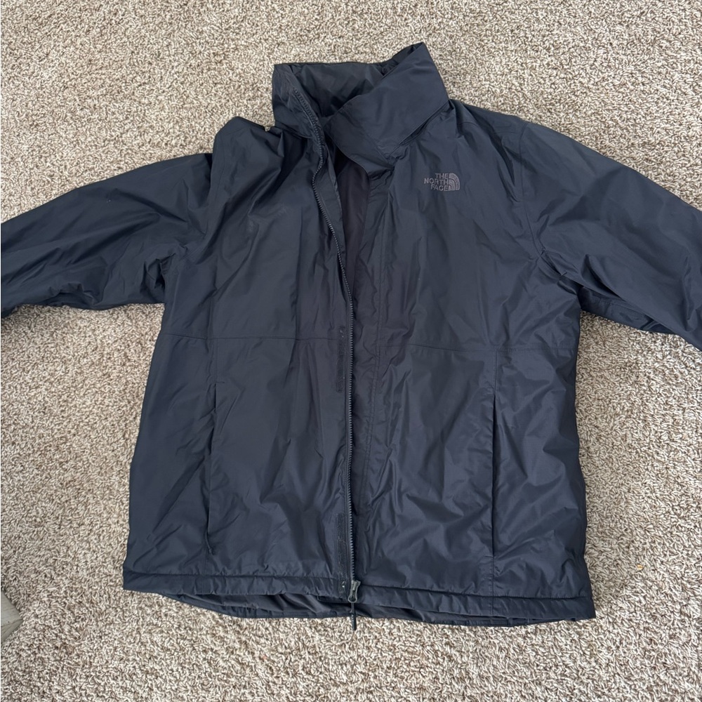 The North Face Men's Dark Gray Raincoat